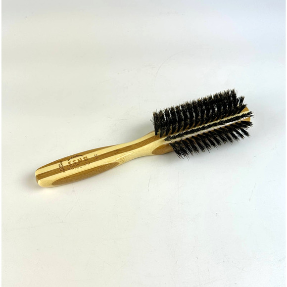 Bass Bamboo Boar Bristle Hair Brush 9 Inches #206 NWOT - Picture 2 of 8